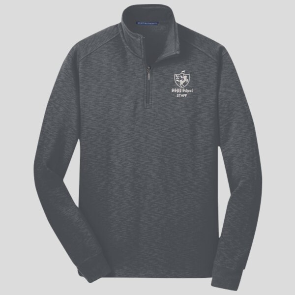 Est. 1836 Staff Logo - Slub Fleece 1/4 Zip Pullover Thumbnail