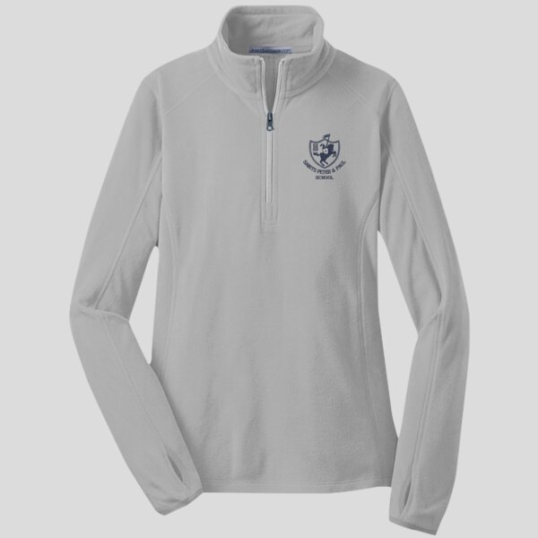 SSPP Cross Logo - Ladies Microfleece 1/2 Zip Pullover Thumbnail