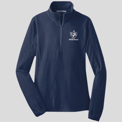 Est.1836 Logo - Ladies Microfleece 1/2 Zip Pullover Thumbnail