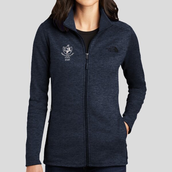 Staff - SSPP Cross Logo - The North Face - Ladies Skyline Full Zip Fleece Jacket Thumbnail