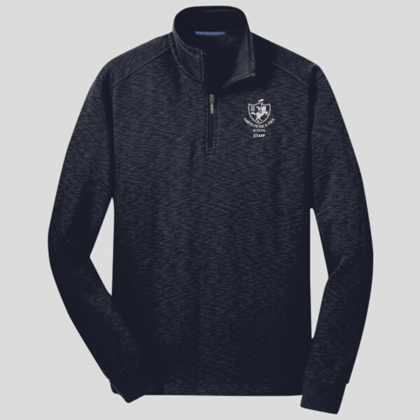 Staff - SSPP Cross Logo - Slub Fleece 1/4 Zip Pullover Thumbnail