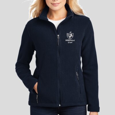 SpiritWear Est. 1836 Staff Logo w/ Back Logo - Ladies Fleece Jacket Thumbnail