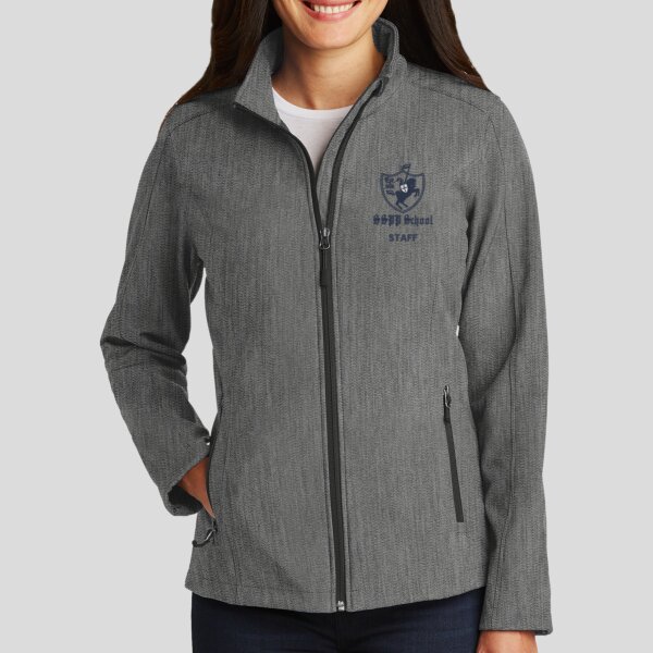 SpiritWear Est. 1836 Staff Logo w/ Back Logo - Ladies Core Soft Shell Jacket Thumbnail