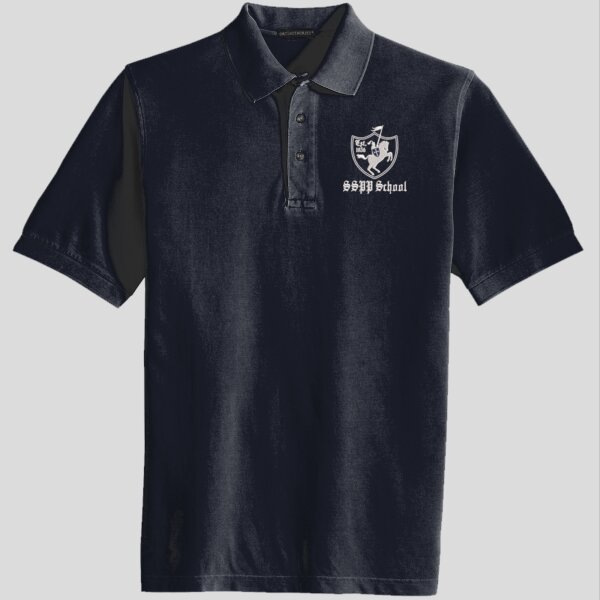 Est. 1836 Logo - Men's Pique Knit Polo Thumbnail