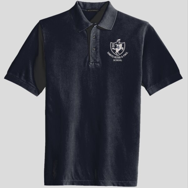 SSPP Cross Logo - Men's Pique Knit Polo Thumbnail