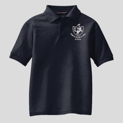 SSPP Cross Logo - Youth Silk Touch™ Polo Thumbnail