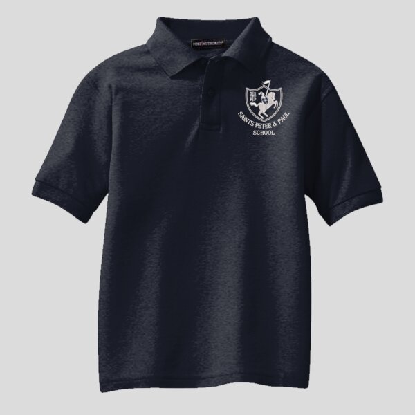 SSPP Cross Logo - Youth Silk Touch™ Polo Thumbnail
